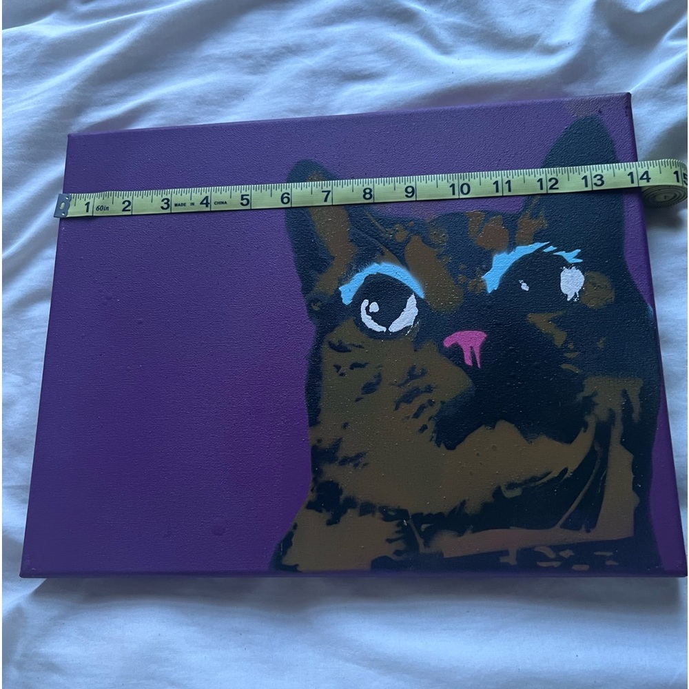 Cat with Makeup Pop art Painting - Picture 4 of 7